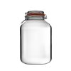 Einmachglas Drahtbügel 4880 ml rund Weißglas XXL ideal für Vorrat Aufbewahrung