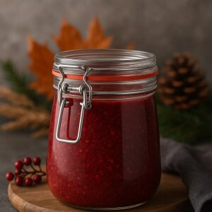Einmachglas Drahtbügel 800 ml rund Weißglas...