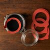 Ersatzgummiring 68 x 94 mm rot für Einmachglas luftdicht im 10er Pack