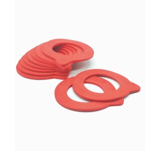 Ersatzgummiring 43 x 71 mm rot für Einmachglas mit...