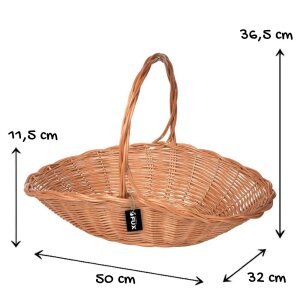 Geschenkkorb Weide oval großer Präsentkorb...