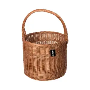 Einkaufskorb rund Weidenkorb gesottener geflochtener...