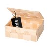 Spanbox natur mit Deckel Holzbox Aufbewahrungskiste 25x20cm