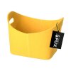 Allzweckkorb Filz oval gelb mit Griffen vielseitig 30x22cm