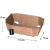 Spanschale braun klein ohne Henkel Holzschale 13x9cm