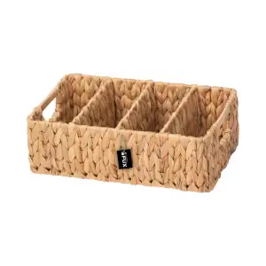 Aufbewahrungskorb Wasserhyazinthe 4 Fächer...