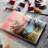 Acrylfarben Set für Anfänger Talens Art Creation 12 x 12 ml mit Tischstaffelei