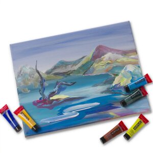 Acrylfarben Set Premium Amsterdam 24 x 20 ml inkl...