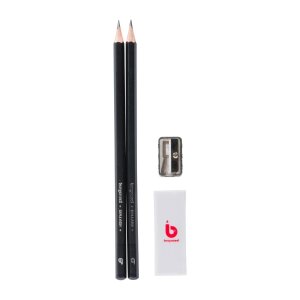 Aquarellfarben Set für Anfänger 8 x 12 ml mit 12 Aquarellbuntstiften