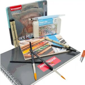 Aquarellfarben Set hochwertig Van Gogh 12 halbe...