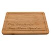 Schneidebrett 32x22 cm mit Wunschtext Gravur personalisiert Geschenk Name Datum