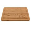Schneidebrett 32x22 cm mit Wunschtext Gravur personalisiert Geschenk Name Datum