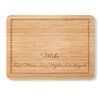 Schneidebrett 32x22 cm mit Wunschtext Gravur personalisiert Geschenk Name Datum