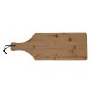 Schneidebrett Bambus 44x16 cm mit Wunschtext Gravur personalisiert Geschenk Name Datum