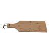 Schneidebrett Bambus 44x16 cm mit Wunschtext Gravur personalisiert Geschenk Name Datum