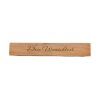 Ordnungsbox 3 Fächer 28x10x4,5 cm Bambus mit Wunschtext Gravur personalisiert Geschenk Name Datum
