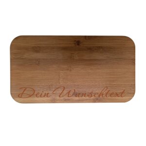 Brotkasten weiß 42x23x13 cm mit Wunschtext Gravur...