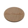 Drehteller Drehplatte Bambus Ø 35 cm mit Wunschtext Gravur personalisiert Geschenk Name Datum