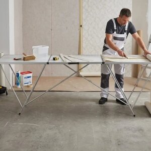 Tapeziertisch mit Skala klappbar stabiler Mehrzwecktisch...