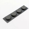 4er Set Ersatz-Gummifüße (3M) passend für Zebra Drucker (ersetzt P1080383-021)