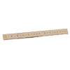 Tabletop Ruler 11 Zoll Holz Lineal für Wargames lasergraviert Blanko Rückseite
