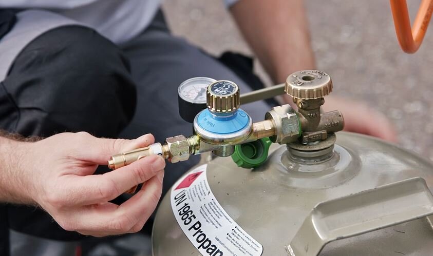 Schlauchbruchsicherung 3/8 1,5 - 4 bar für Gasschlauch Schlauchbruchsicherung 3/8 1,5 - 4 bar für Gasschlauch