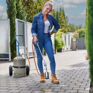 CFH Set Abflammgerät inkl. 5m Schlauch + Druckregler + Schlauchbruchsicherung