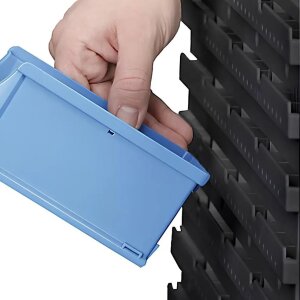 Allit ProfiPlus Endless 54 Endloswand für Stapelsichtboxen Wandhalterung