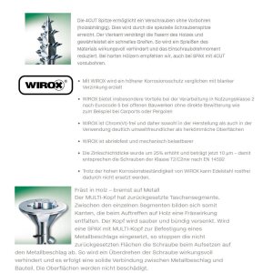 SPAX Universalschraube T-STAR PLUS T30 Teilgewinde WIROX...