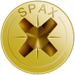 SPAX SENKMULTIKOPF KREUZSCHLITZ Z2 VOLLGEWINDE YELLOX 200ST | 3,5x16 mm