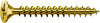 SPAX SENKMULTIKOPF KREUZSCHLITZ Z2 VOLLGEWINDE YELLOX 200ST | 4,5x40 mm