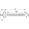 SPAX SENKMULTIKOPF KREUZSCHLITZ Z2 VOLLGEWINDE YELLOX 500ST | 4,5x35 mm