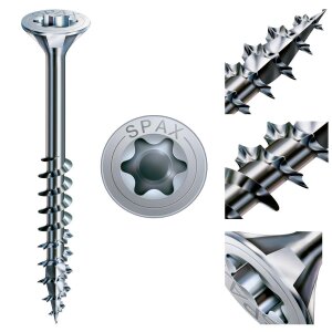 SPAX SENKMULTIKOPF T-STAR PLUS T20 TEILGEWINDE WIROX 500ST | 4x60 mm / 500 St.