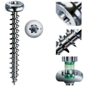 SPAX HALBRUNDKOPF T-STAR PLUS T20 VOLLGEWINDE WIROX...